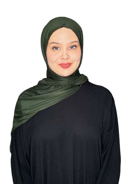 Shecarf Jersey Shawl - Stiched At The Ends - High Quality 00991 Dark Emerald