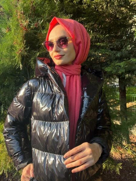 Shecarf, Cotton, Wrinkle-Free Bamboo Scarf Shawl 00958 CANDY PINK