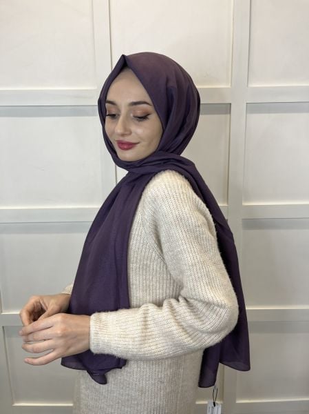 Harem Scarf Brisa Vual Şal 00816 MÜRDÜM