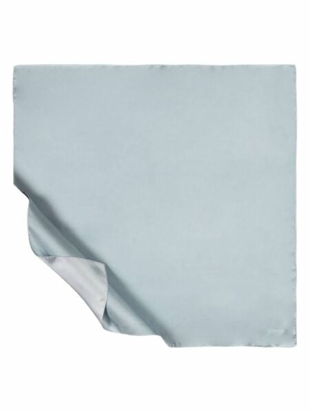 İpekevi Solid Color Twil Silk Scarf 01116 LIGHT BLUE