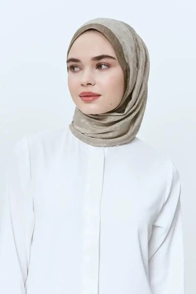 Cosie Ed Scarf Monogram Shawl 00943 BEIGE