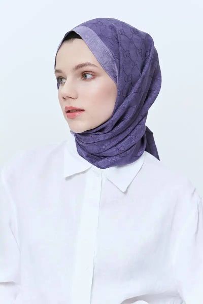 Cosie Ed Scarf  Monogram Şal 00943 LİLA