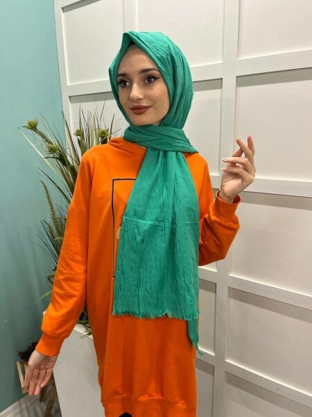 Loryan Scarf Viva Crush Cotton Shawl 00380 NEW BENETTON