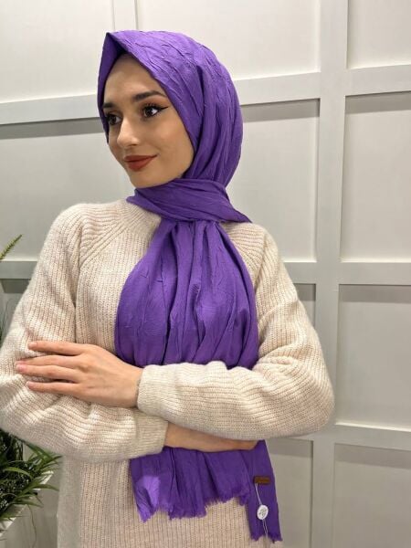 Loryan Scarf Viva Crush Cotton Shawl 00380 VERY
