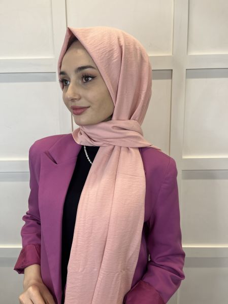 Cotton Jazz Shawl, Lilac Scarf Single Color Jazz Shawl 1001 POWDER PINK