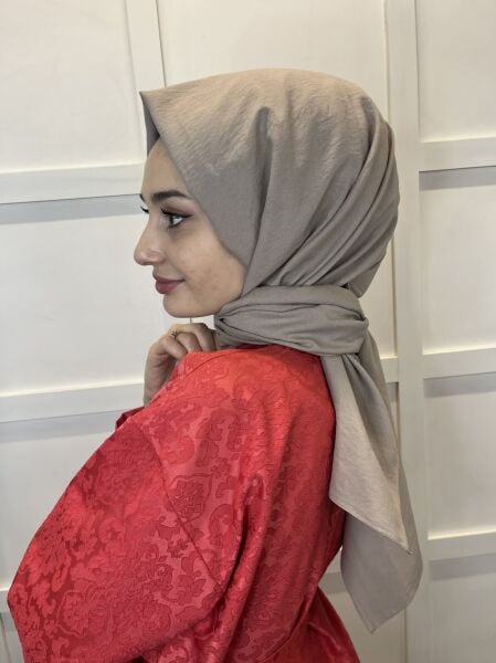 Pamuk Caz Şal, Eflatun Scarf Tek Renk Jazz Şal 1001 TAŞ