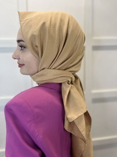 Cotton Jazz Shawl, Lilac Scarf Single Color Jazz Shawl 1001 LATTE