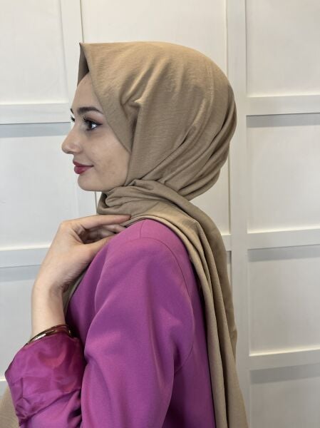 Cotton Jazz Shawl, Magenta Scarf Single Color Jazz Shawl 1001 PALE YELLOW