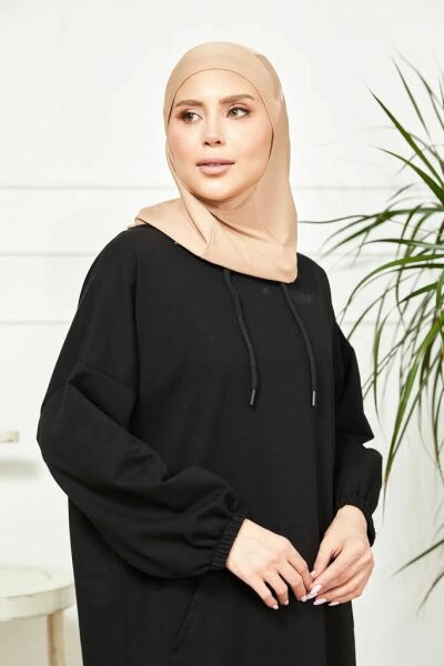 Vesla Hijab Sports Anti-Slip Bonnet, Headscarf 00887 DARK BEIGE