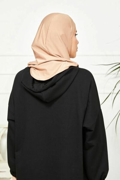 Vesla Hijab Sports Anti-Slip Bonnet, Headscarf 00887 DARK BEIGE