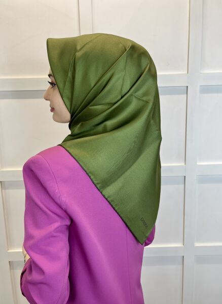 İpekevi Solid Color Twil Silk Scarf 01116 OTTOMAN GREEN