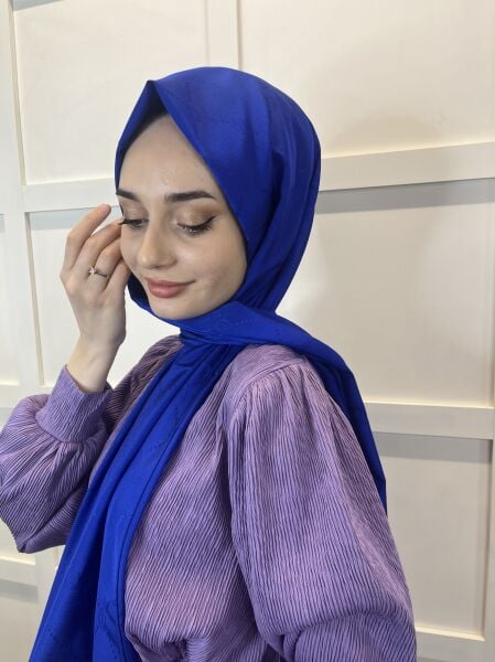 Pyramid Monogram Shawl, Special Patterned Elegant Shawl 01008 SAKS