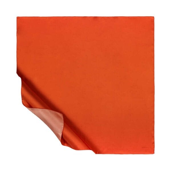 İpekevi Twill Silk Scarf 1116 ORANGE