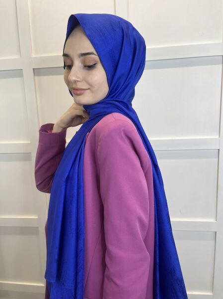 Loryan Scarf Jacquard Shawl, Flush Jacquard Glass Broken Patterned Shawl 01074 SAKS