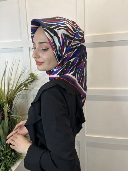 Quare Rayon Twill Scarf Patterned Rayon Scarf 1070 SAKS