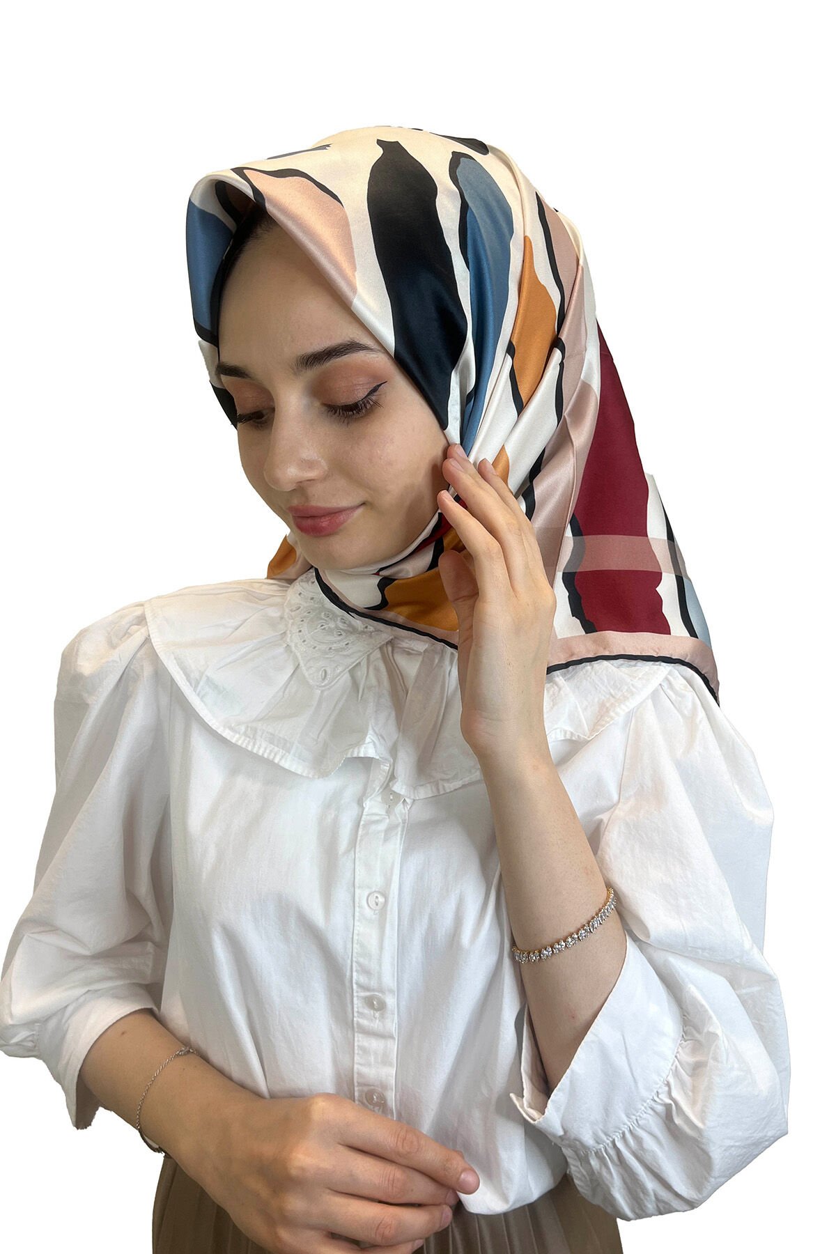 Quare Desenli Rayon Eşarp 01072 FONDÖTEN