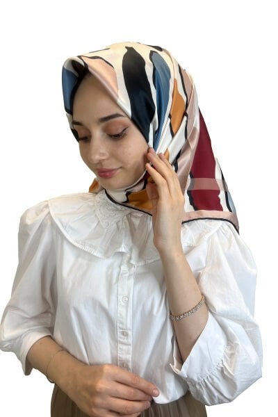 Quare Desenli Rayon Eşarp 01072 FONDÖTEN