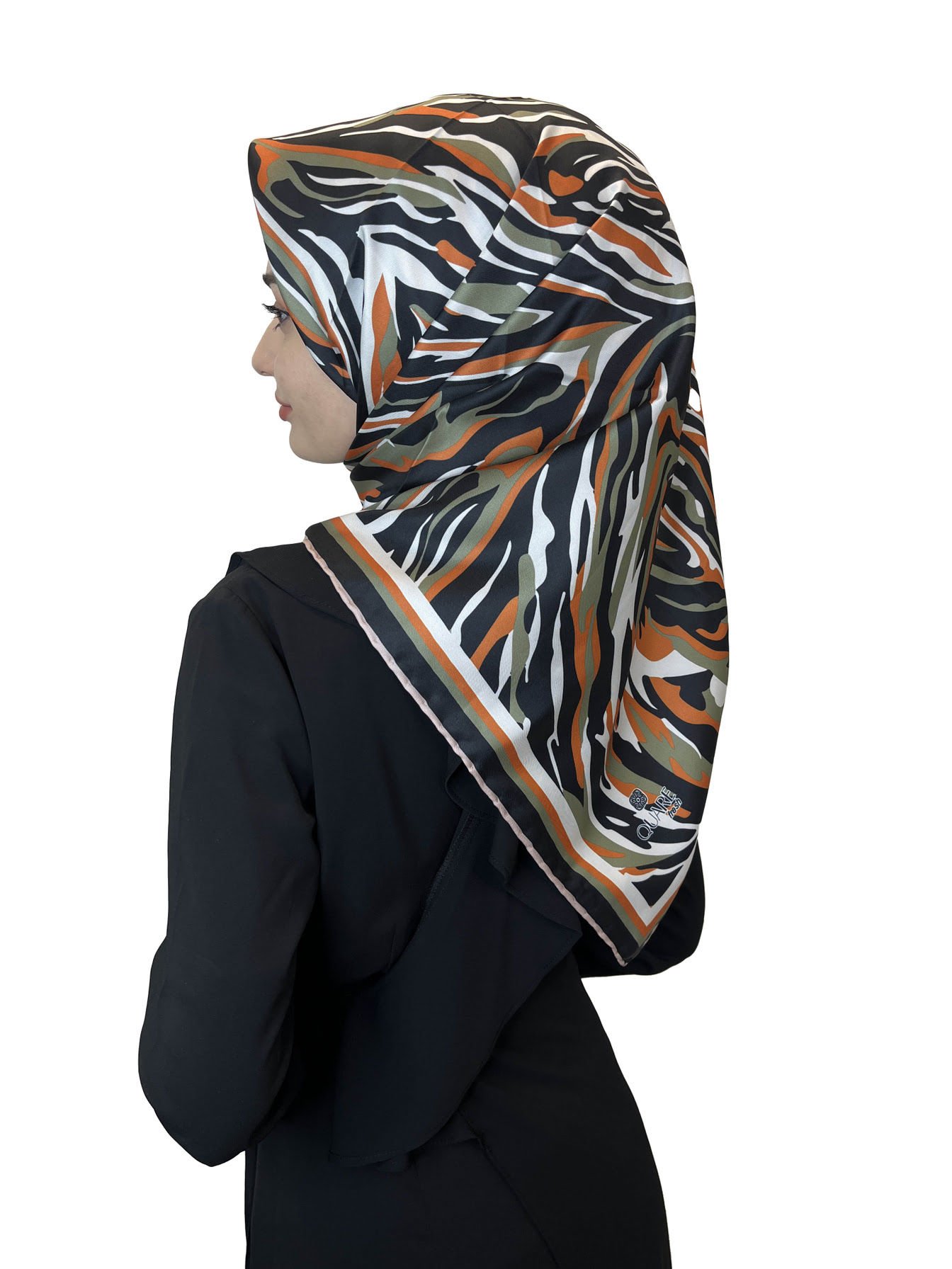 Quare Rayon Tivil Eşarp Desenli Rayon Eşarp 1070 ÇAĞLA