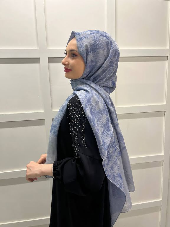 Blue evening shawl cheap