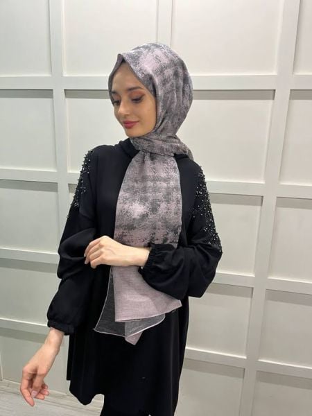 Pyramid Henna, Evening Dress Shawl for Weddings and Special Occasions 00797 DARK POWDER