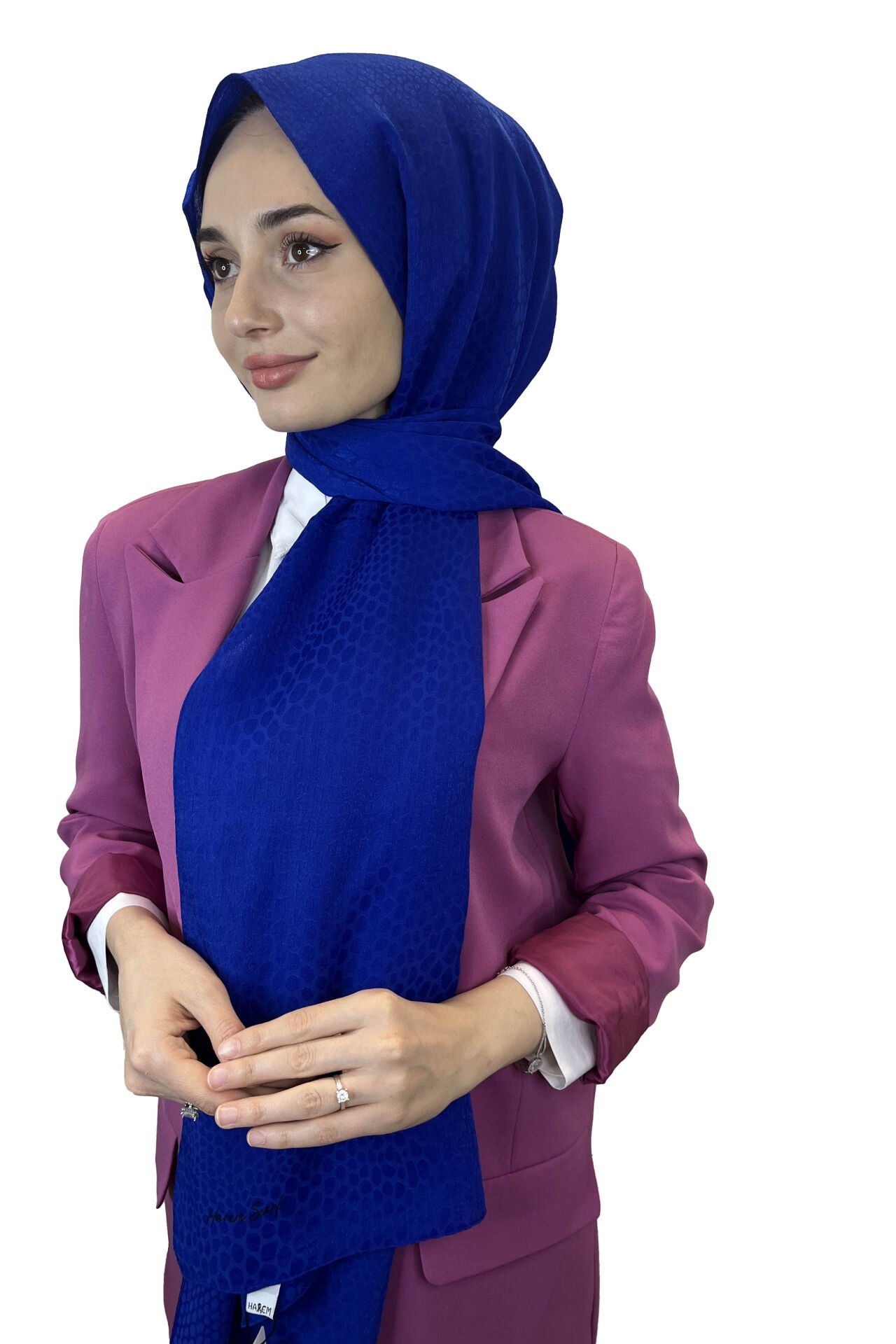 Harem Scarf Alisa Jakarlı Şal 01073 SAKS