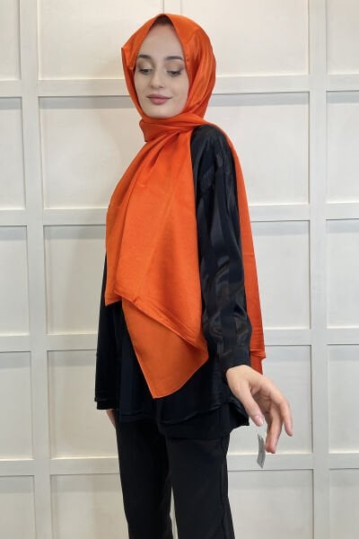 Madame Polo Janjan, Janjanli Chiffon Shawl 00823 ORANGE