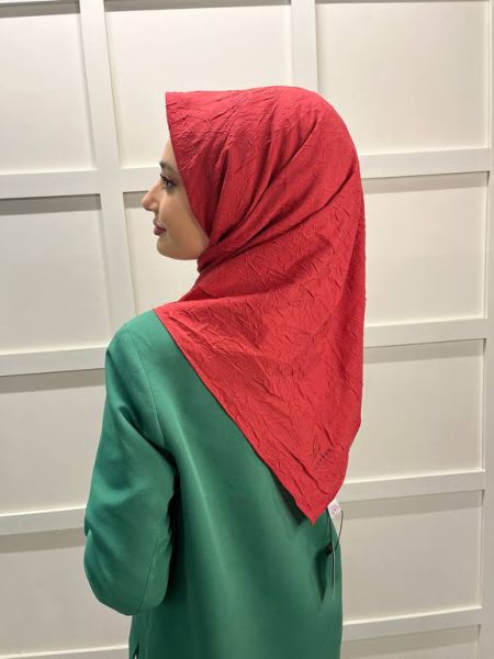 Loryan Scarf Square Bamboo Kraş Viva Scarf 00832 POMEGRANATE FLOWER