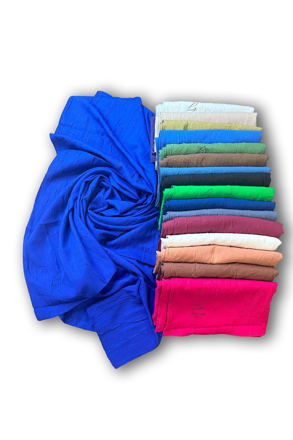 Loryan Scarf Square Bamboo Kraş Viva Scarf 00832 SAKS
