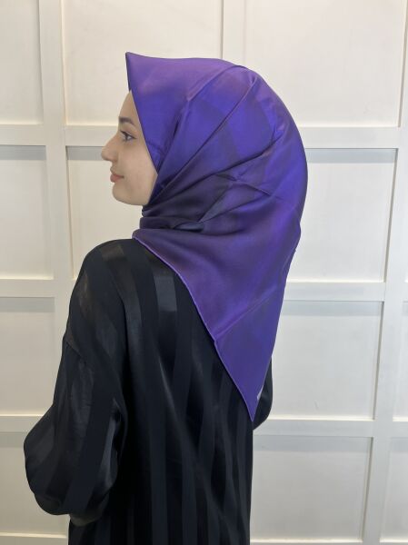 Belli Tivil İpek Eşarp Tek Renk Belli by Armine İpek Eşarp 1080 MÜRDÜM