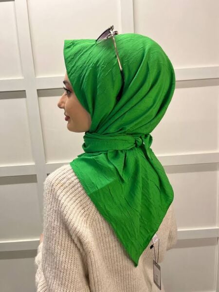 Loryan Scarf Square Bamboo Kraş Viva Scarf 00832 BENETTON