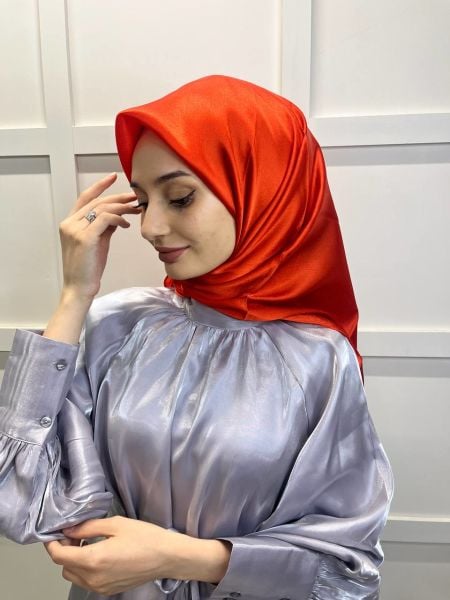 Cosie Silky Look Janjan Scarf 100x100cm 00906 POMEGRANATE FLOWER