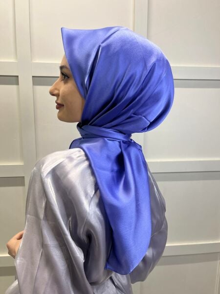 Cosie Silky Look Janjan Scarf 100x100cm 00906 LILA