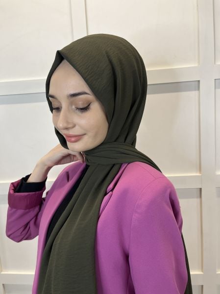 Comfortable Wrinkle-Free Cazz Shawl, Soft, Durable Easy Shawl 01000 KHAKI