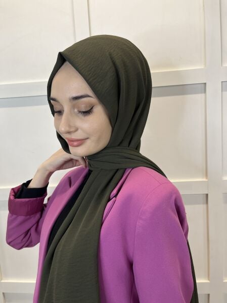 Comfortable Wrinkle-Free Cazz Shawl, Soft, Durable Easy Shawl 01000 KHAKI