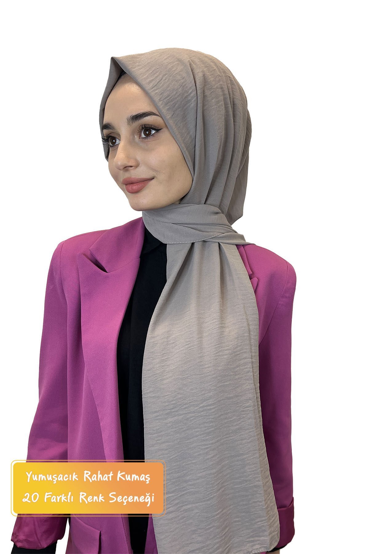 Comfortable Wrinkle-Free Cazz Shawl, Soft, Durable Easy Shawl 01000 DARK MINK