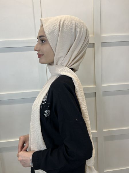 Comfortable Wrinkle-Free Cazz Shawl, Soft, Durable Easy Shawl 01000 LIGHT BEIGE