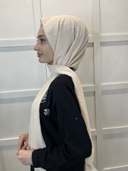 Comfortable Wrinkle-Free Cazz Shawl, Soft, Durable Easy Shawl 01000 LIGHT BEIGE