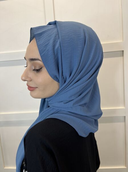 Comfortable Wrinkle-Free Cazz Shawl, Soft, Durable Easy Shawl 01000 INDIGO