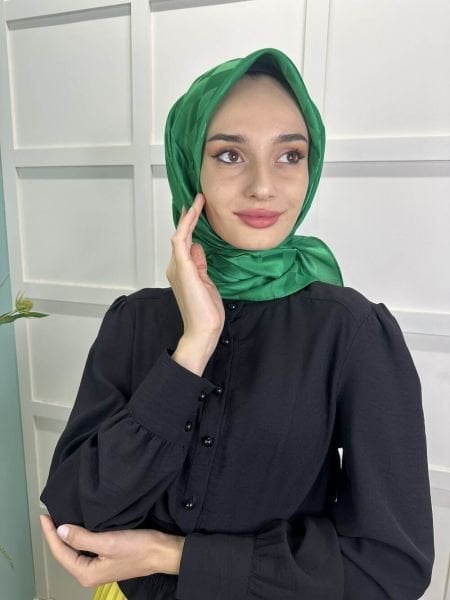 Siyane Scarf Dama Desen Jakarlı Eşarp 00948 BENETTON
