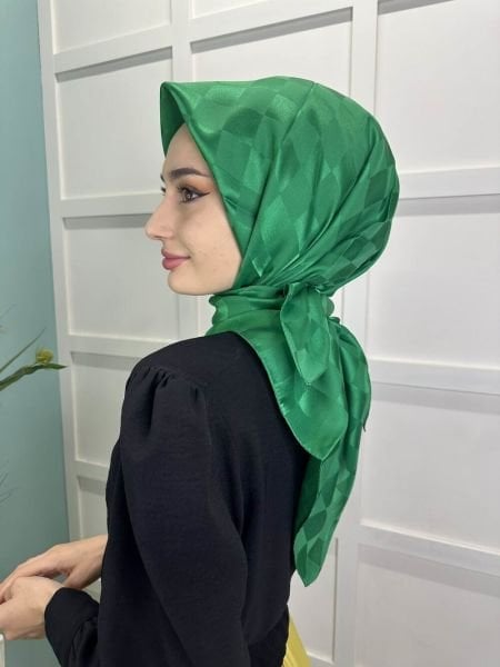 Siyane Scarf Dama Desen Jakarlı Eşarp 00948 BENETTON