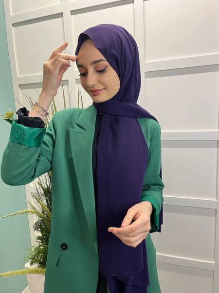 Siyane Scarf Medina Silk Shawl 00737 DARK DAMSON