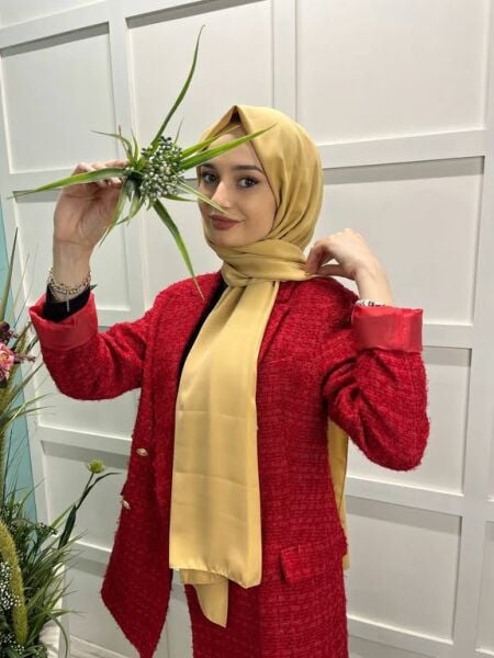 Siyane Scarf Medina Silk Shawl 00737 GOLD