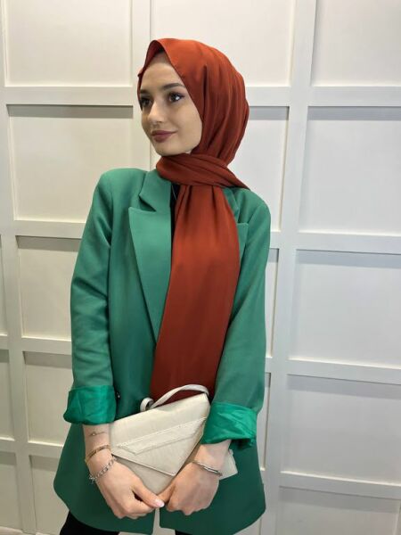 Siyane Scarf Medina Silk Shawl 00737 DARK TILE