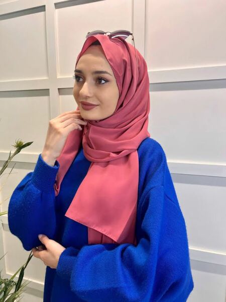 Siyane Scarf Medina Silk Shawl 00737 DRIED ROSE