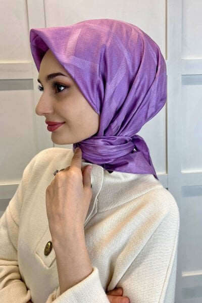 Ipekevi Silk Scarf - Satin Silk 100% Silk Scarf 6780 OYA ÇİÇEĞİ