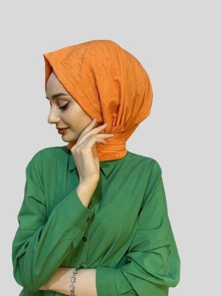 Loryan Scarf Viva Crush Cotton Shawl 00380 ORANGE
