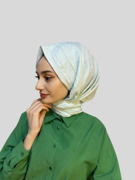 Loryan Scarf Viva Crush Cotton Shawl 00380 WATER GREEN