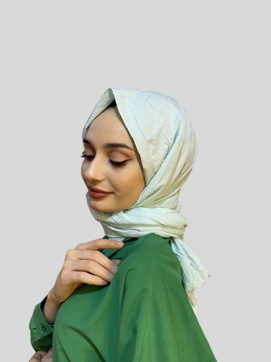 Loryan Scarf Viva Crush Cotton Shawl 00380 WATER GREEN