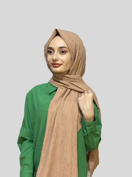 Loryan Scarf Viva Crush Cotton Shawl 00380 ONION
