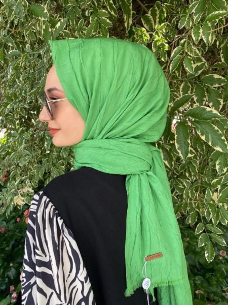 Loryan Scarf Viva Crush Cotton Shawl 00380 NEON
